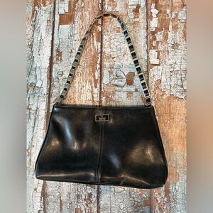 Gucci Black Leather Shoulder Bag